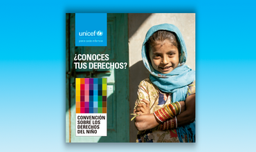 Imagen de la portada del resumen de la Convención sobre los Derechos del Niño