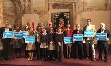 Entrega de reconocimientos a centros referentes en educación en derechos de infancia y ciudadanía global - Castilla y León, 2018