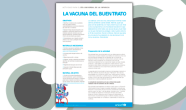 La vacuna del buen trato - Guía de actividad