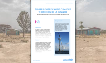 Glosario para el aula sobre cambio climático y derechos de infancia