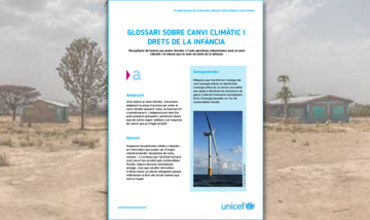 Glossari sobre canvi climàtic i drets de la infància