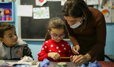 Niños en la escuela