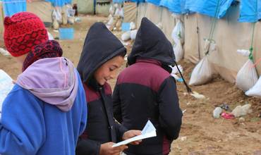 UNICEF se reúne con los niños supervivientes del ataque a la prisión del noreste de Siria 