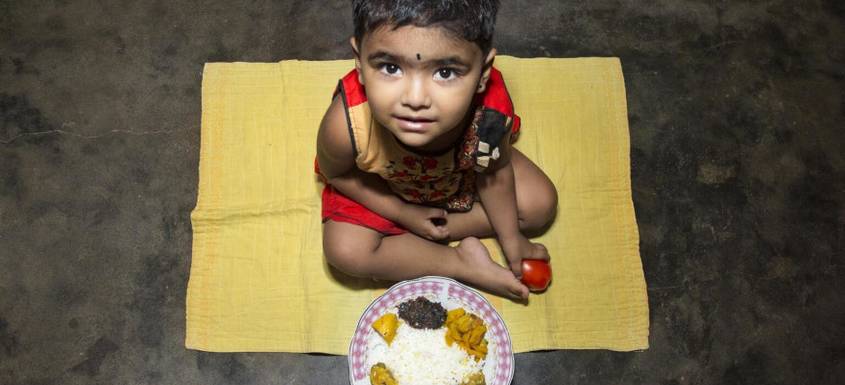 La hora de comer no es igual para todos los niños del mundo