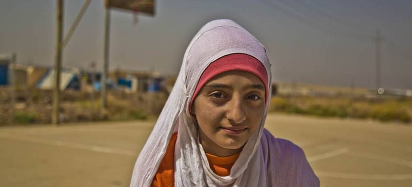 Siria: niños empapados en terror