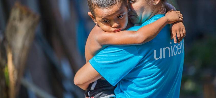 UNICEF siempre ha estado al lado de los niños durante las crisis y las enfermedades