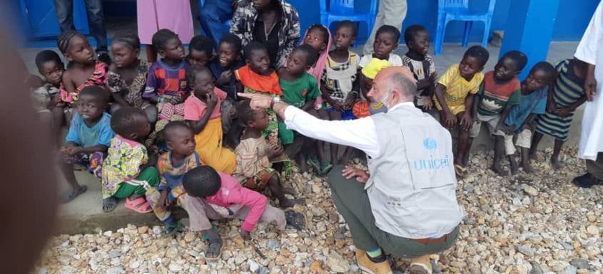 Trabajo de UNICEF en República Centroafricana.