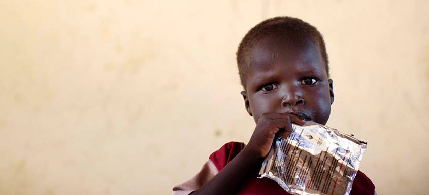 Sudán del Sur: combatiendo la desnutrición con pasta de cacahuete