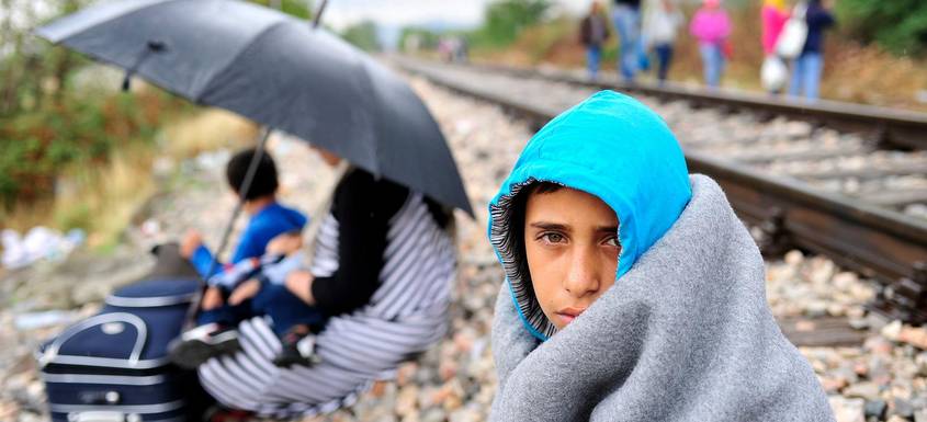 Crisis de refugiados: el invierno, una amenaza para miles de niños