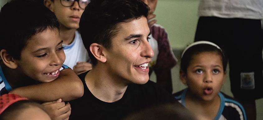 Márquez con Vinicius