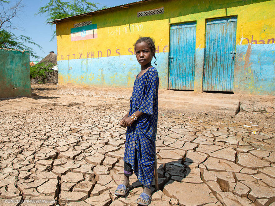 Un futuro sostenible para todos los niños y niñas del planeta Una niña en Somalia
