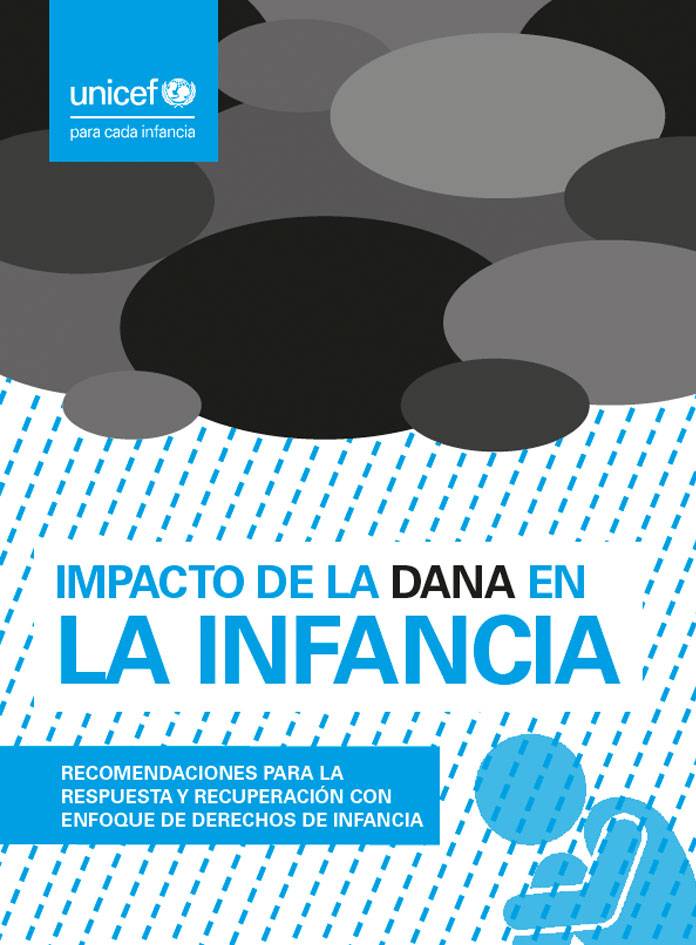 Portada del informe sobre Impacto de la Dana y derechos de infancia