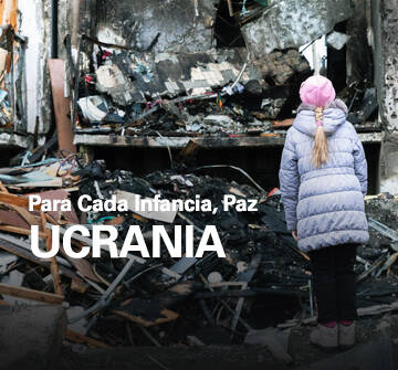 Una niña en Ucrania