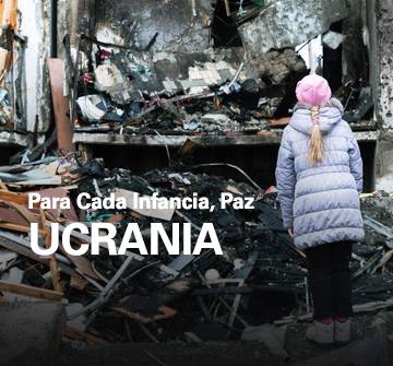 Una niña en Ucrania