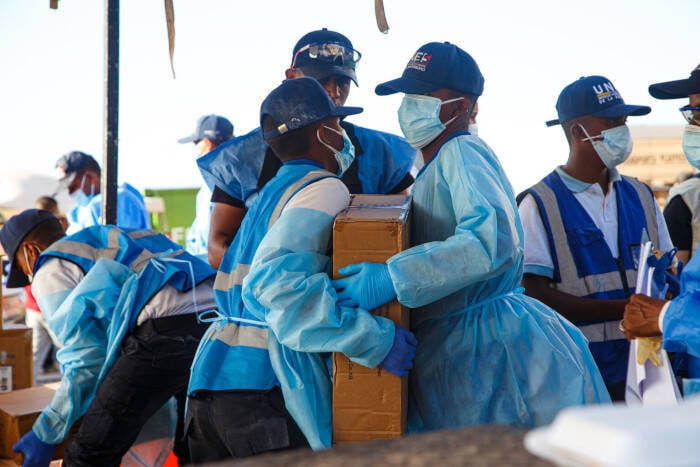 Suministros de UNICEF llegan a La Guaira.