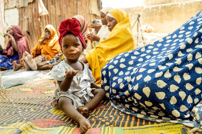 Nana, de 8 meses, de Nigeria.