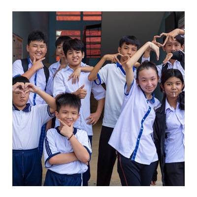 Niños sonriendo Niños sonriendo