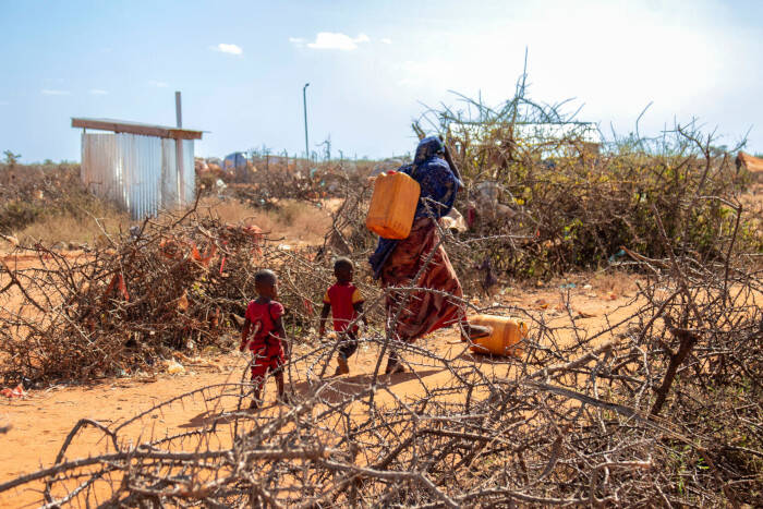 Sequía en África.