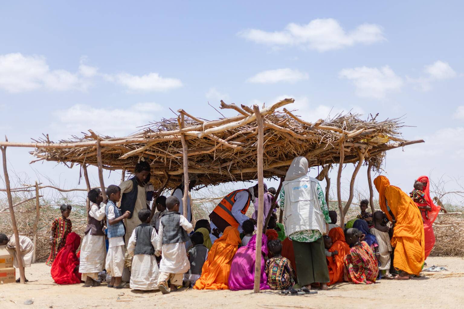 Vacunación en Sudán.