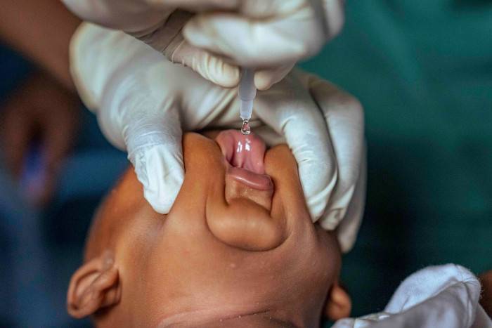 El trabajo de UNICEF en vacunación en RDC.