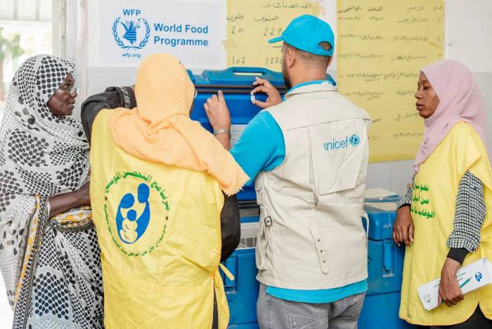 Trabajadores de la salud en un país en guerra.