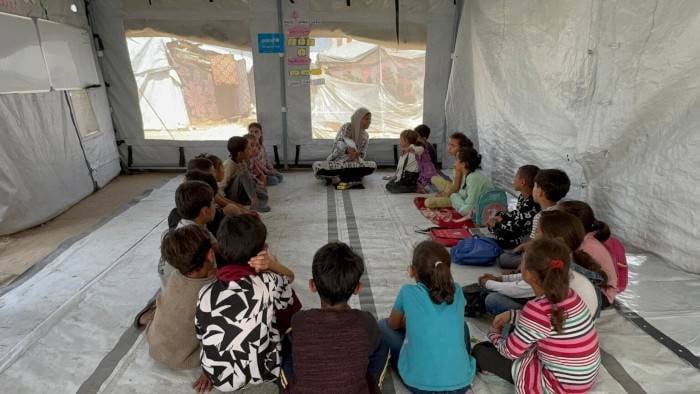 Espacios temporales de aprendizaje de UNICEF.