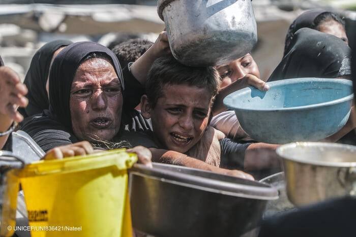 Desesperación y el miedo de la población gazatí