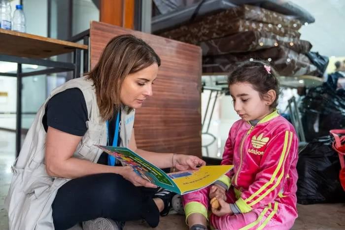 UNICEF proporciona ayuda en Líbano.