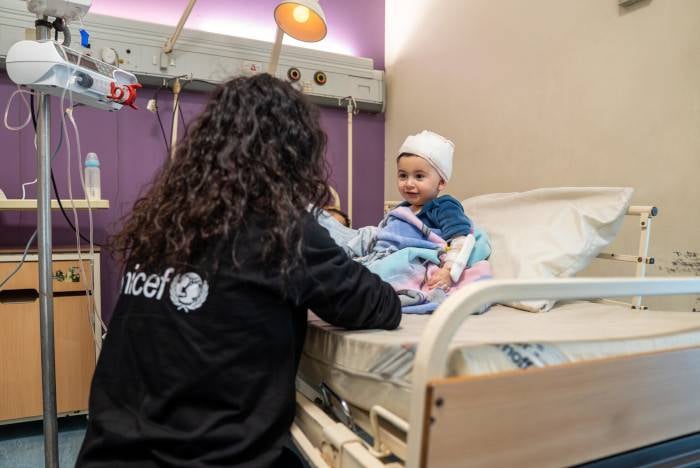 Trabajo de UNICEF en Líbano.