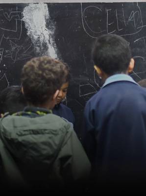 Un grupo de estudiantes