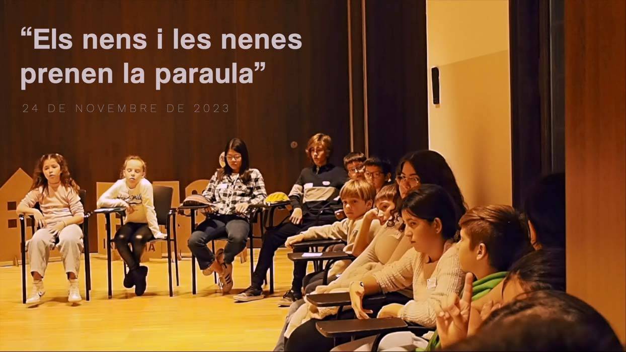 Los niños y niñas de Cataluña toman la palabra