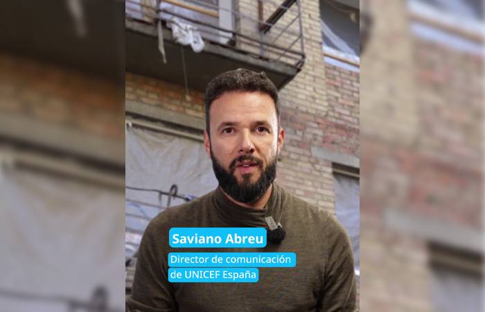 Saviano Abreu, director de Comunicación de UNICEF España sobre Ucrania