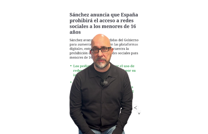 Nacho Guadix, responsable de de Educación y Derechos Digitales de UNICEF España