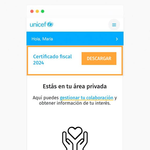 Desgravación Fiscal UNICEF
