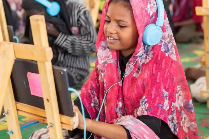 educación niños Sudán