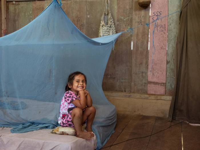 Las mosquiteras previenen la transmisión de enfermedades como la malaria.