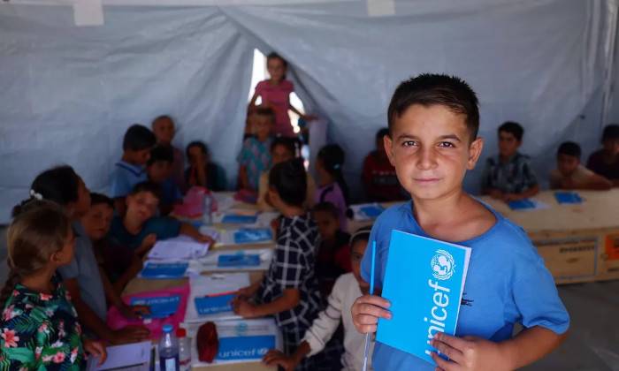 Espacios temporales de aprendizaje de UNICEF.