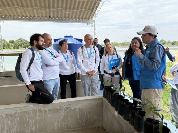 Socios de UNICEF España visitan proyecto de agua en Bolivia.