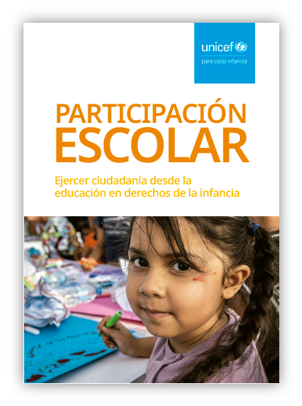 Guía: Participación infantil - Ejercer ciudadanía desde la educación en derechos de la infancia Portada del documento
