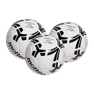3 balones de fútbol